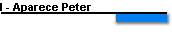 I - Aparece Peter